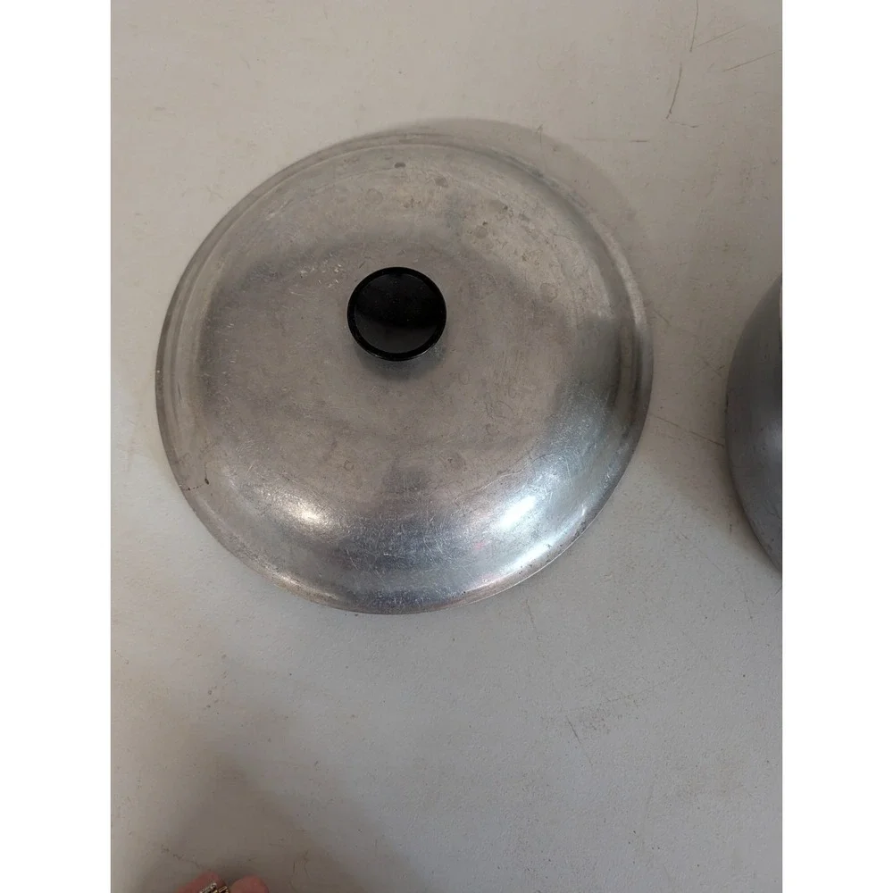 Vintage Cast Aluminum Household Institute 10 Qt Stock Pot Dutch Oven W Lid